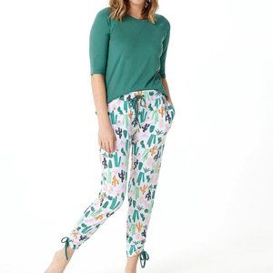 Cuddl Duds Smart Comfort Short Sleeve Tee & Cropped Pants Set - NWT!